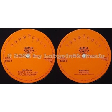 Massada - I Never Had A Love Like This Before • 12" Vinyl Maxi • EX - Labyrinth Music