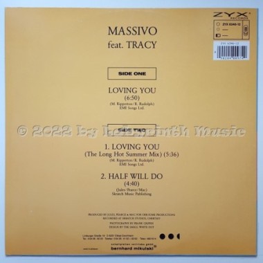 Massivo Feat. Tracy Ackerman - Loving You • 12" Vinyl Maxi • NM - Labyrinth Music