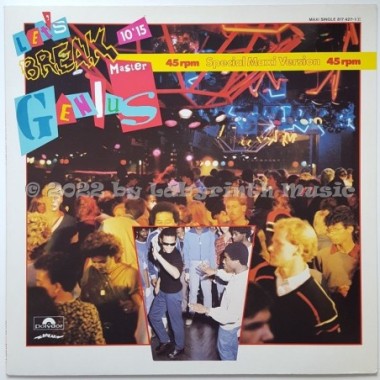 Master Genius - Let's Break • 12" Vinyl Maxi • MINT - Labyrinth Music