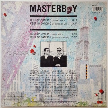 Masterboy - Keep On Dancing • 12" Vinyl Maxi • MINT - Labyrinth Music