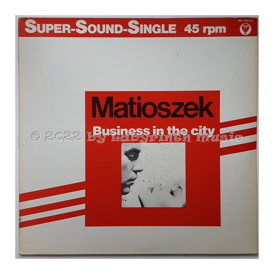 Matioszek - Business In The City • 12" Vinyl Maxi - Labyrinth Music