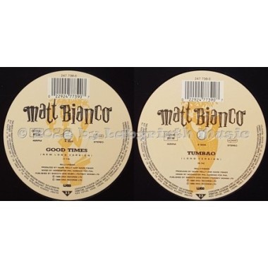 Matt Bianco - Good Times • 12" Vinyl Maxi • MINT - Labyrinth Music