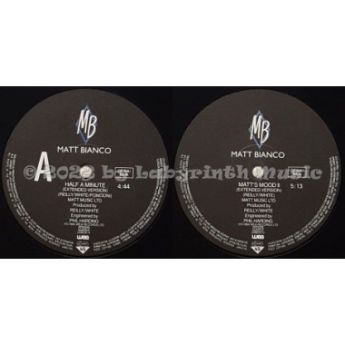 Matt Bianco - Half A Minute • 12" Vinyl Maxi • EX - Labyrinth Music