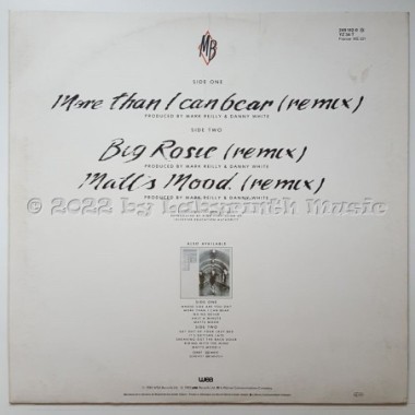Matt Bianco - More Than I Can Bear • Remix • 12" Vinyl Maxi - Labyrinth Music