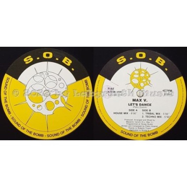Max V. - Let's Dance • 12" Vinyl Maxi - Labyrinth Music