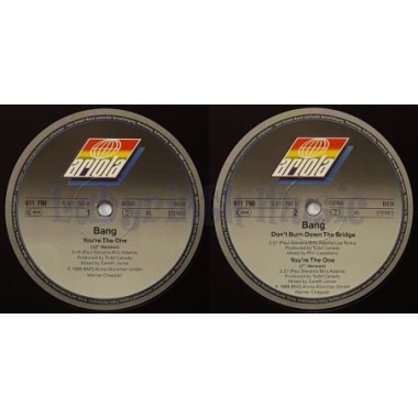 Bang - You're The One • 12" Vinyl Maxi • MINT - Labyrinth Music