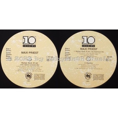 Maxi Priest - Human Work Of Art • 12" Vinyl Maxi - Labyrinth Music