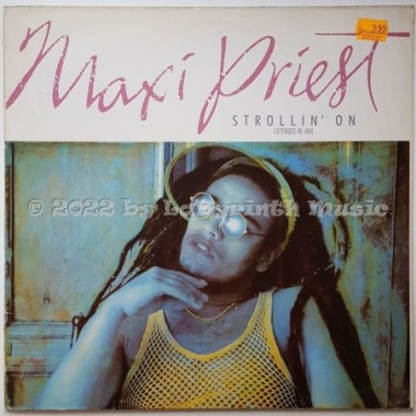 Maxi Priest - Strollin' On • 12" Vinyl Maxi - Labyrinth Music
