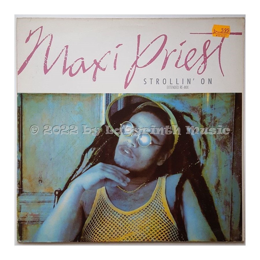 Maxi Priest - Strollin' On • 12" Vinyl Maxi - Labyrinth Music