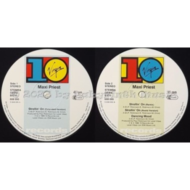 Maxi Priest - Strollin' On • 12" Vinyl Maxi - Labyrinth Music