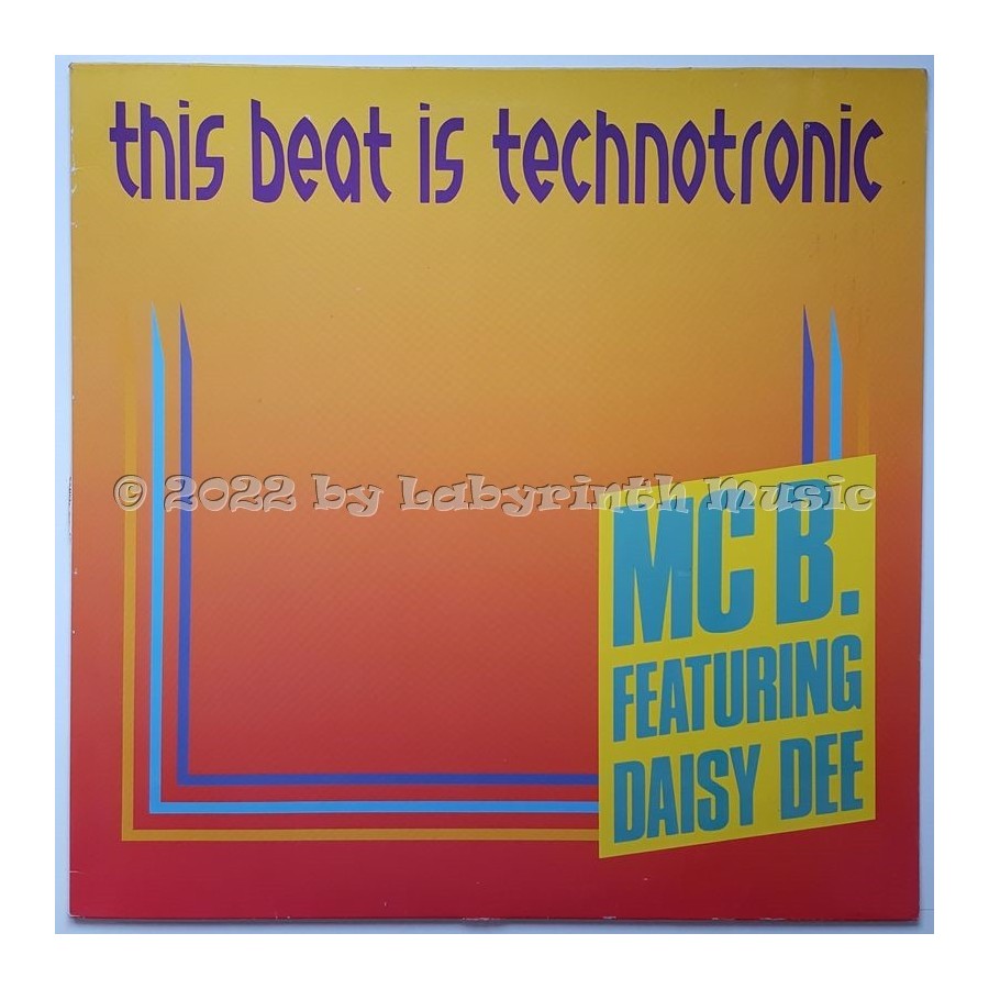 MC B Feat. Daisy Dee - This Beat Is Technotronic • 12" Vinyl Maxi • EX - Labyrinth Music